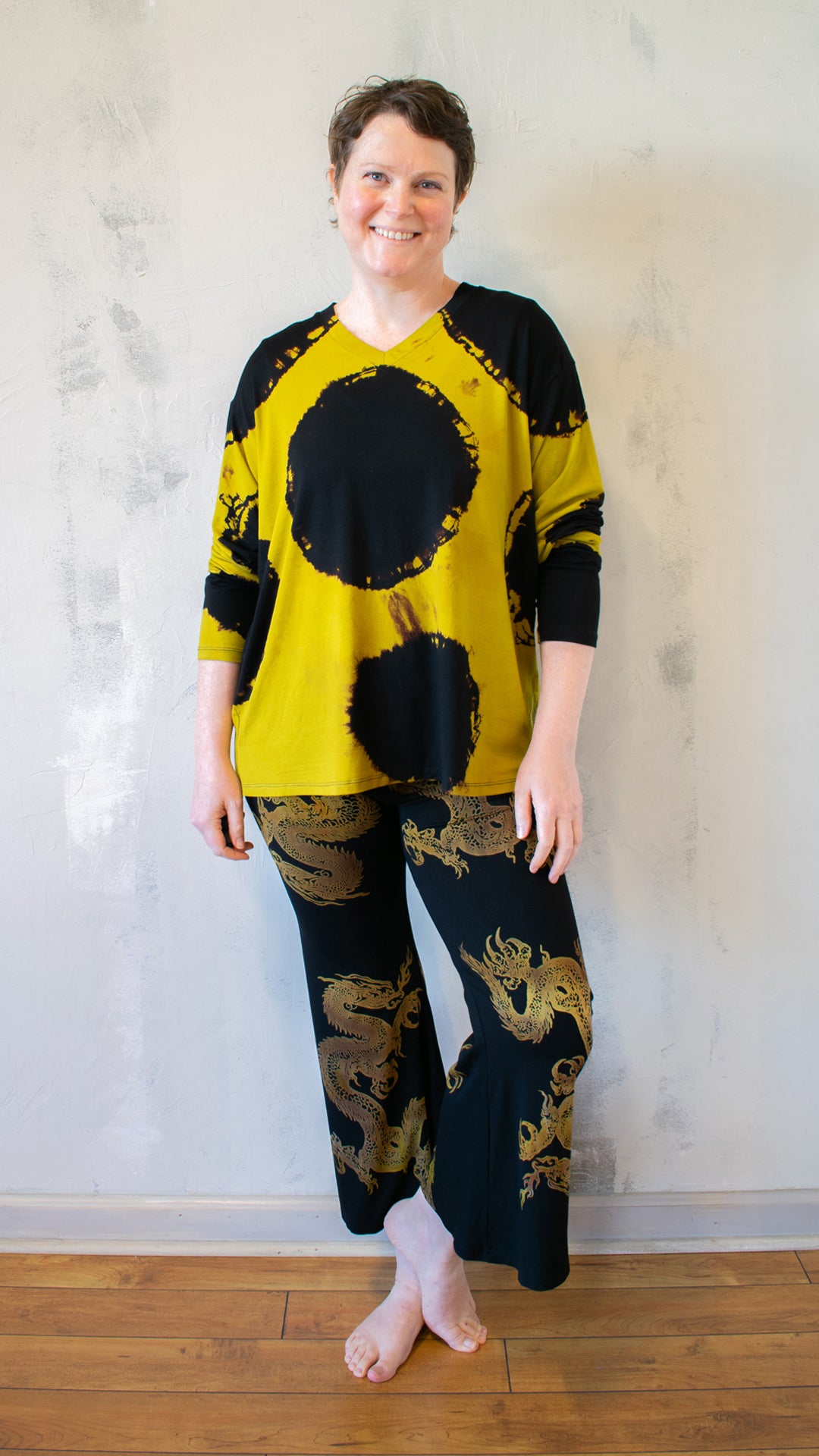Boyfriend Circle Top in Bronze