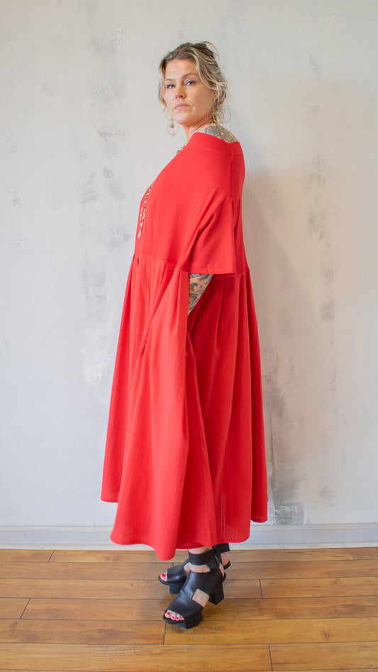 Norella Dress in Red