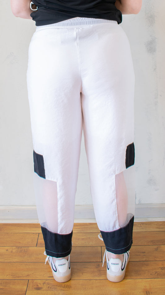 Sheer Panel Pant
