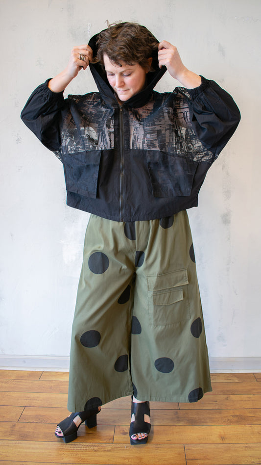 Sheer Hooded Jacket
