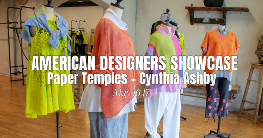 American Designer Showcase: Cynthia Ashby + Paper Temples Trunk Show