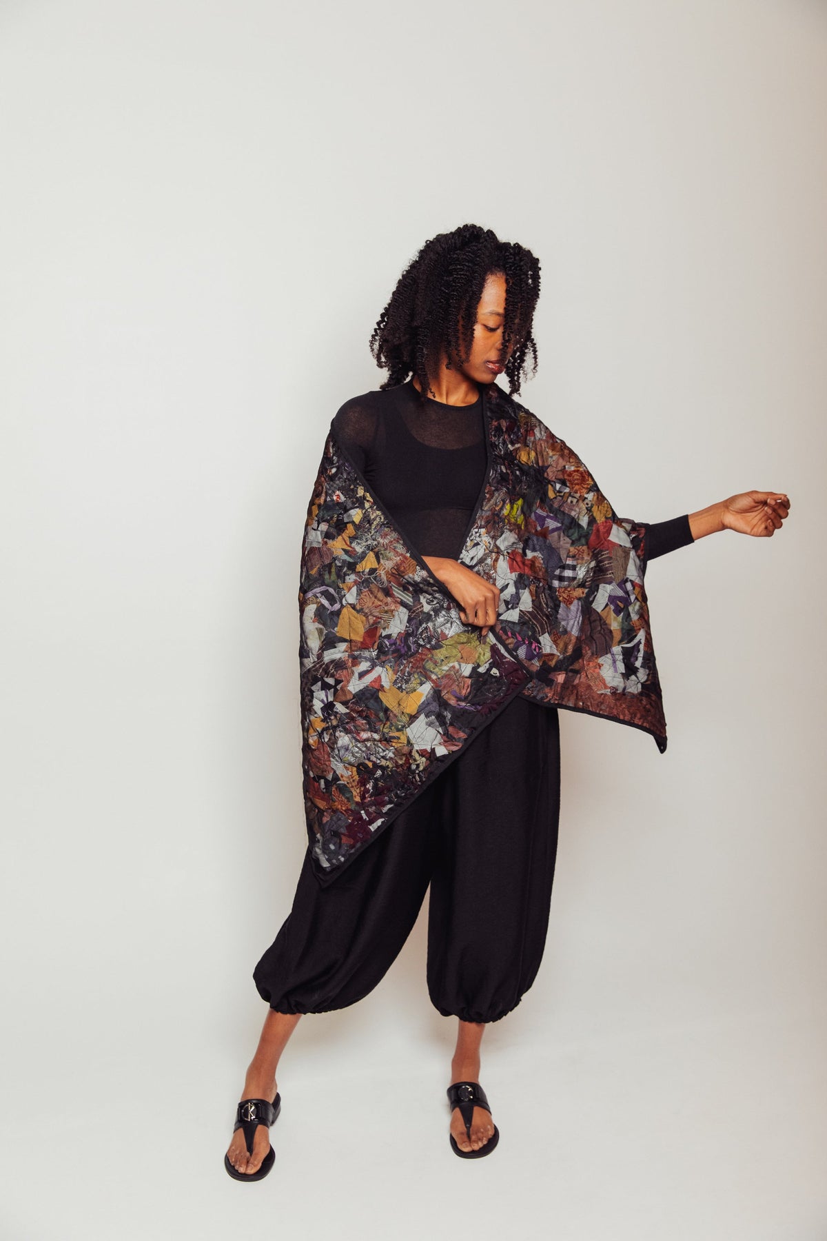 The Confetti Archival Silk Wrap