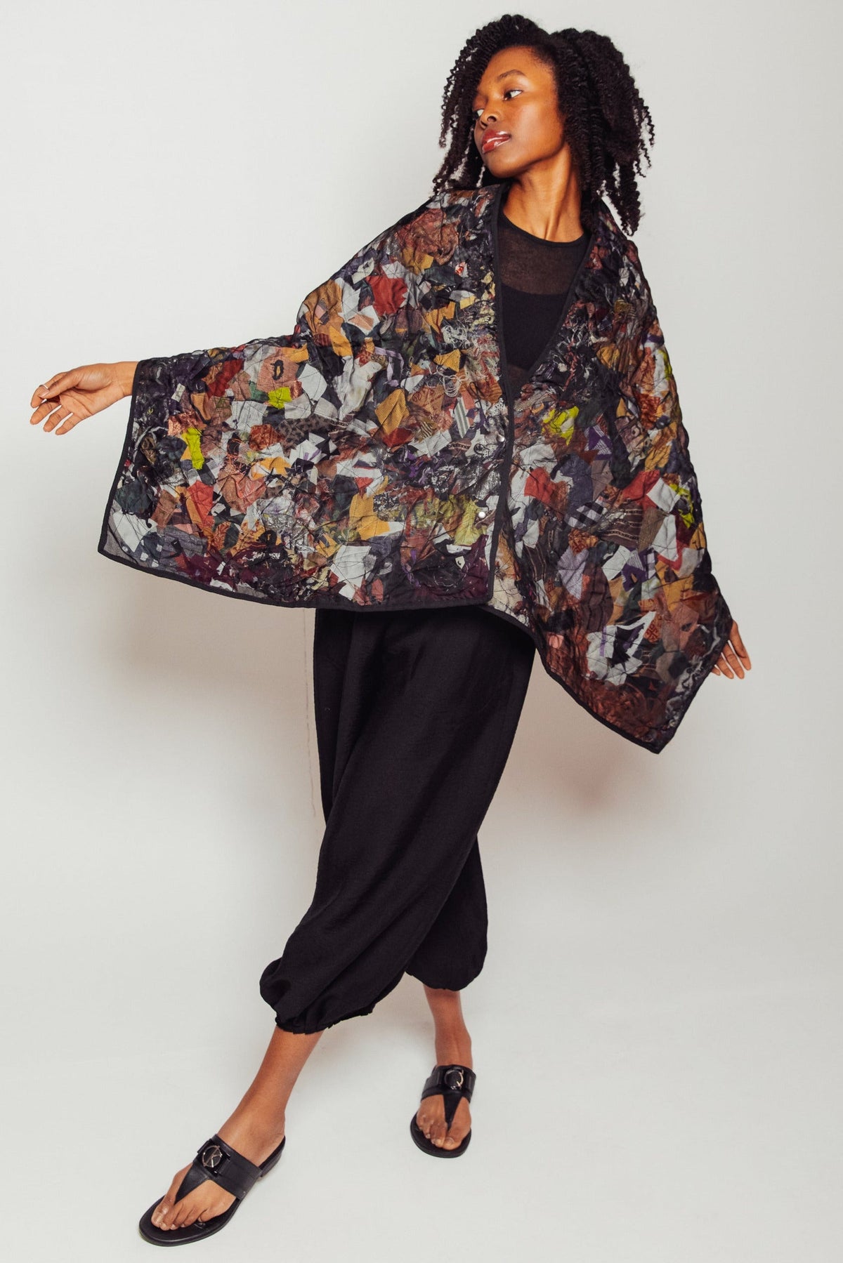 The Confetti Archival Silk Wrap