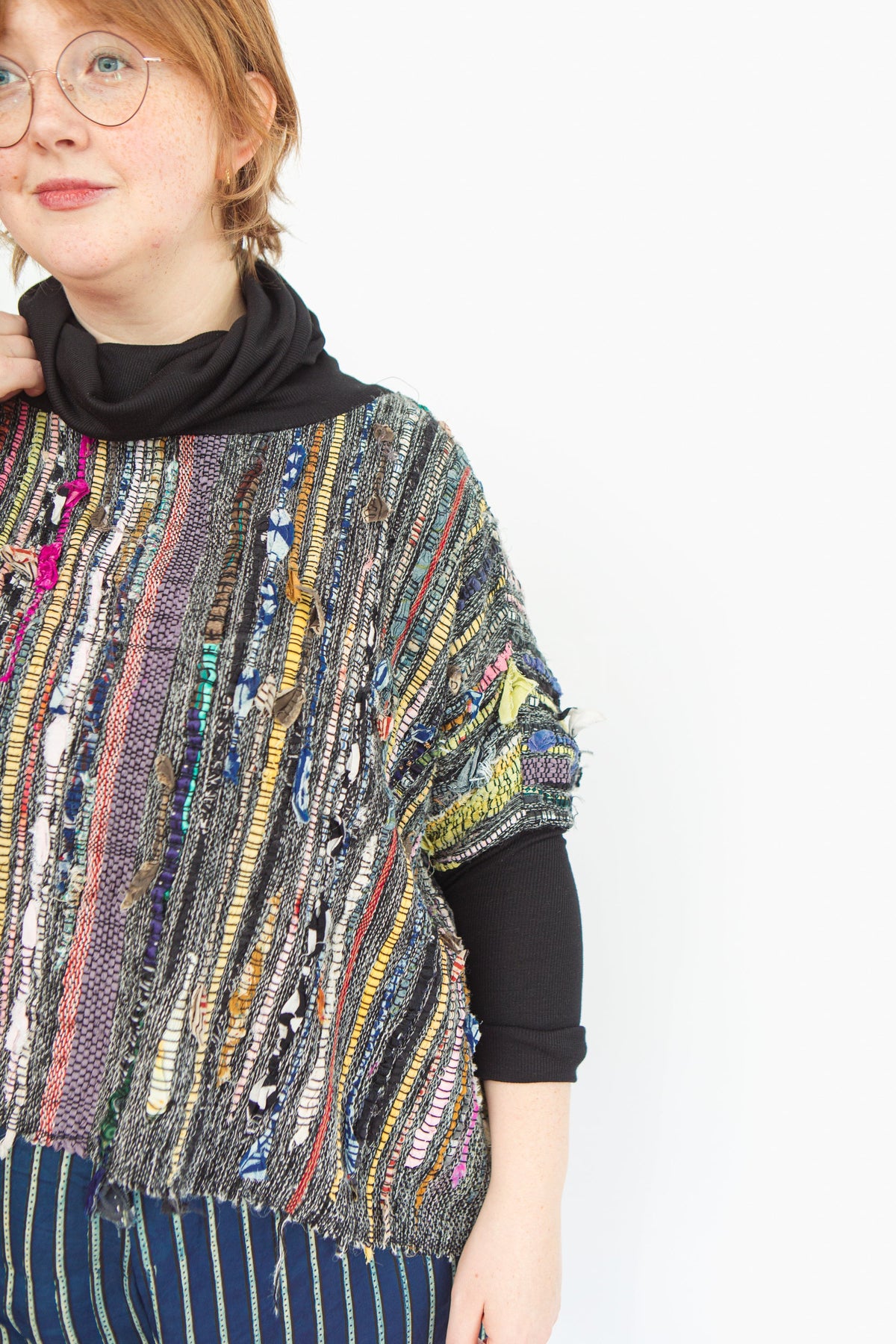 Handwoven Cowl Sweater, Made to Order