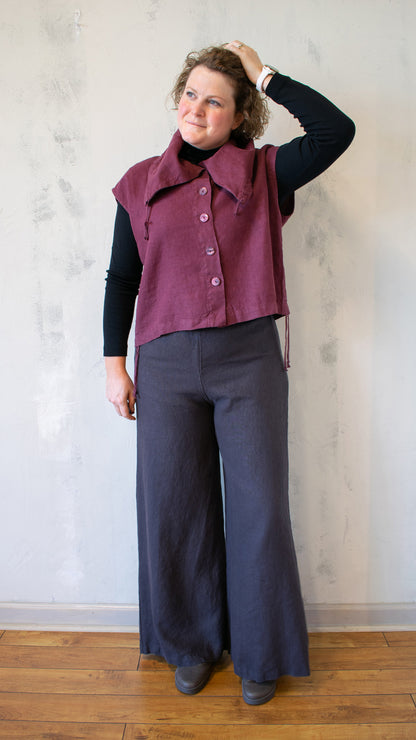 Heavy Linen Long Full Pant (Multiple Colors)