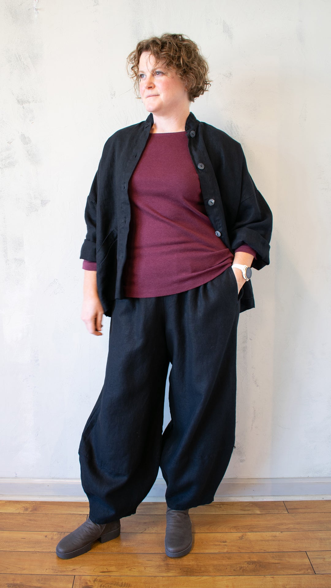 Heavy Linen Danuta Jacket (Multiple Colors)