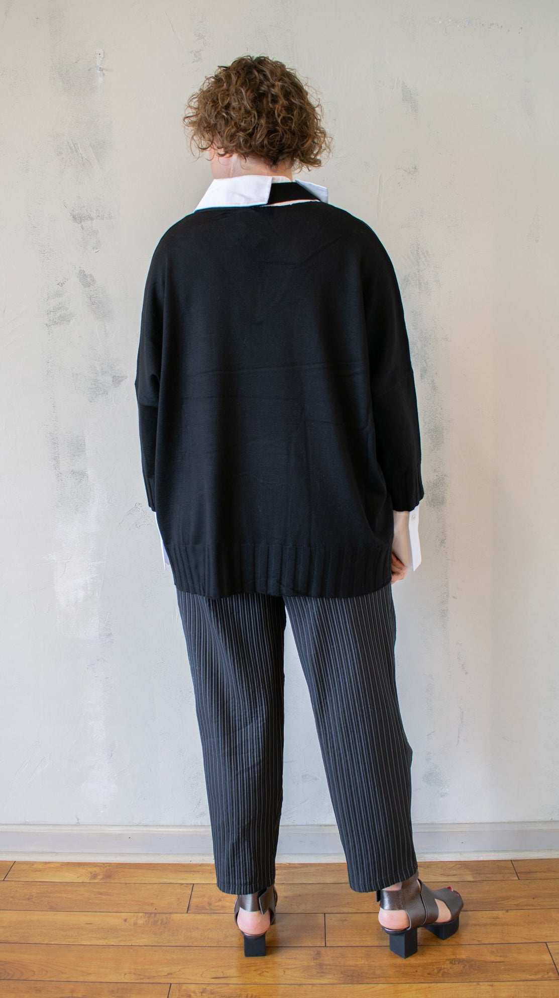 Layered V-Neck Sweater