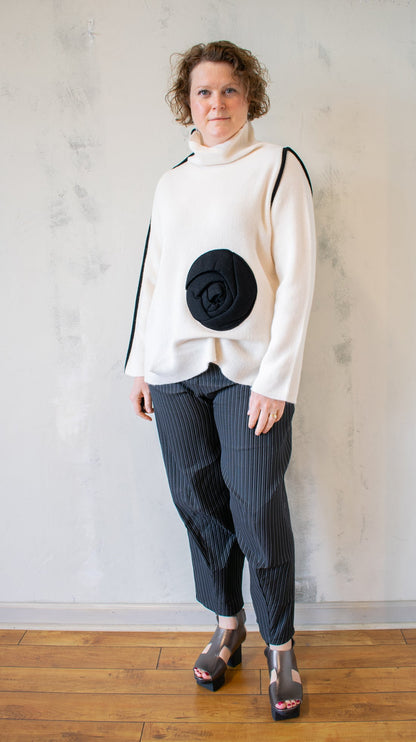 Ecru Rose Sweater