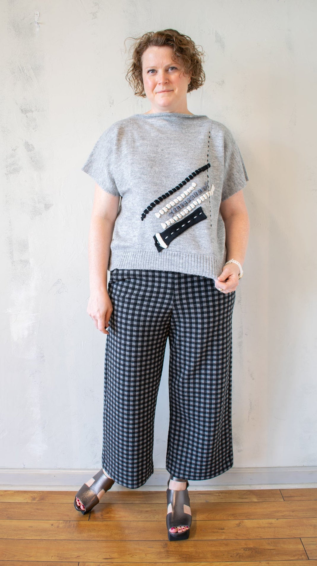 Abstract Stitch Pullover
