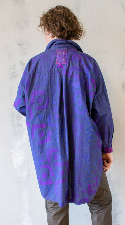 Artifacts Button Up in Amethyst