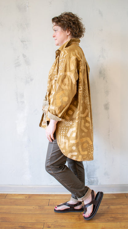 Artifacts Button Up in Suede