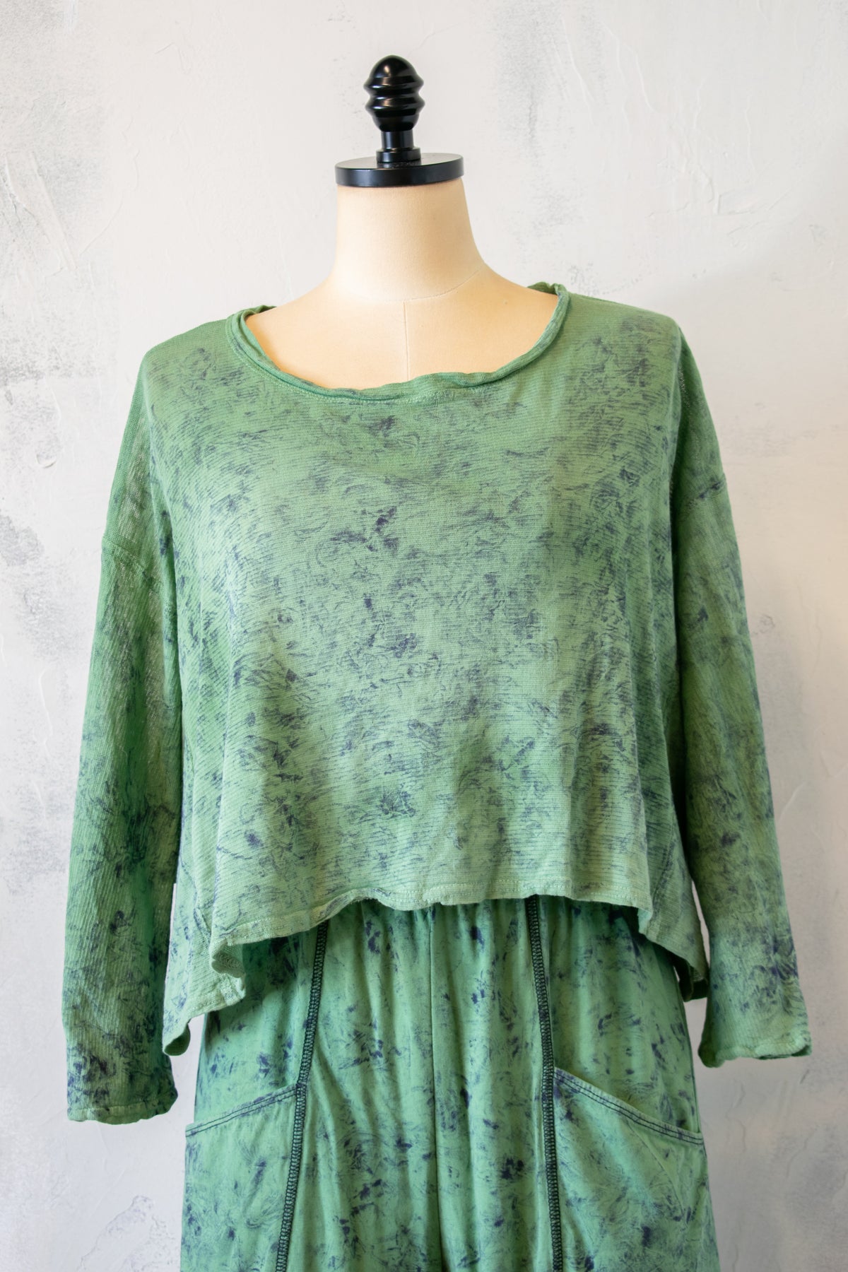 Cynthia Ashby; Printed Mesh Topper
