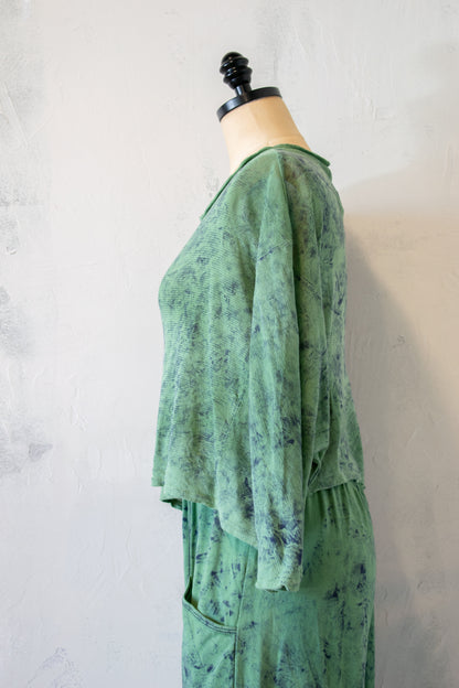Cynthia Ashby; Printed Mesh Topper