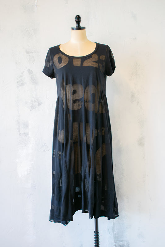 Rundholz Black Label; Alphabet Burn Out Dress