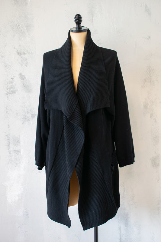 Cynthia Ashby; Dave Sweater in Solid Black