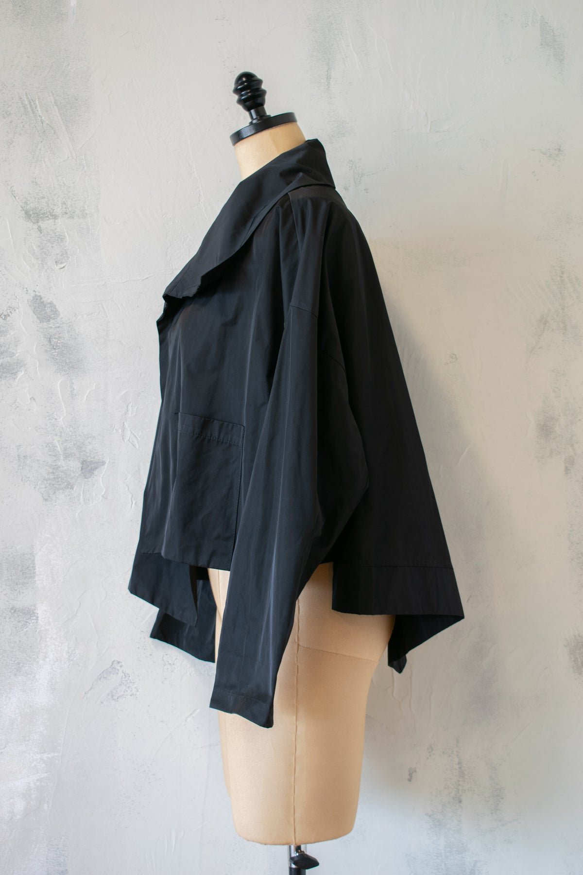 Planet: Black Taffeta Jacket