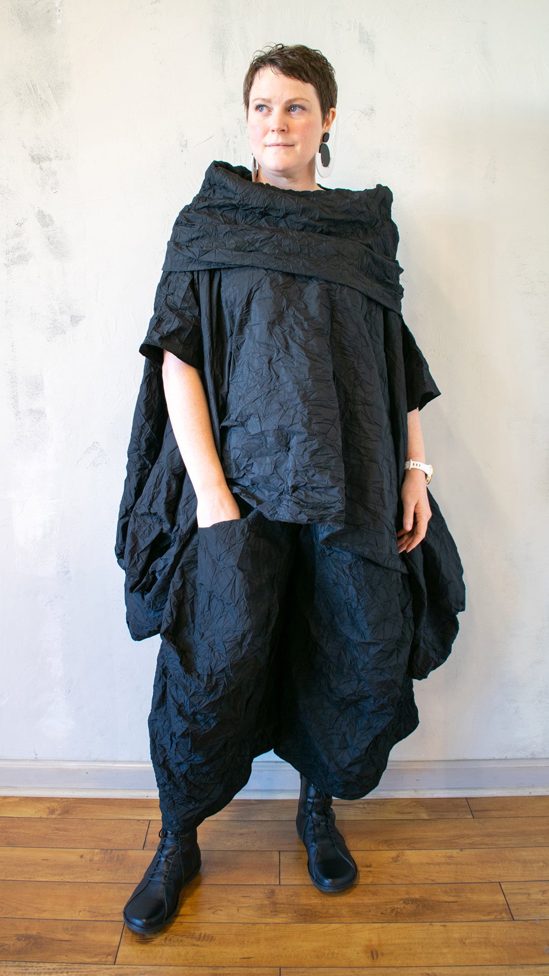 Crinkle Taffeta Pant