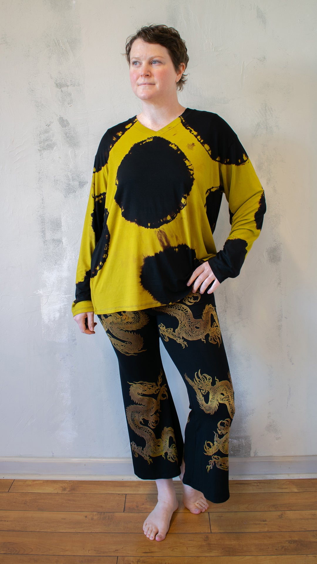 Boyfriend Circle Top in Bronze