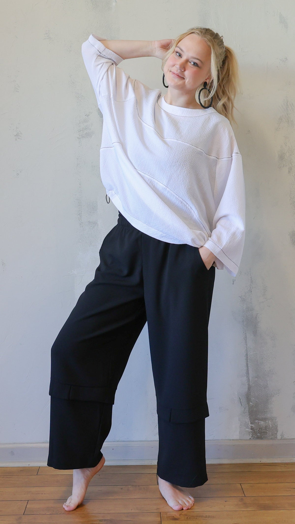 Oversized Textured Pullover