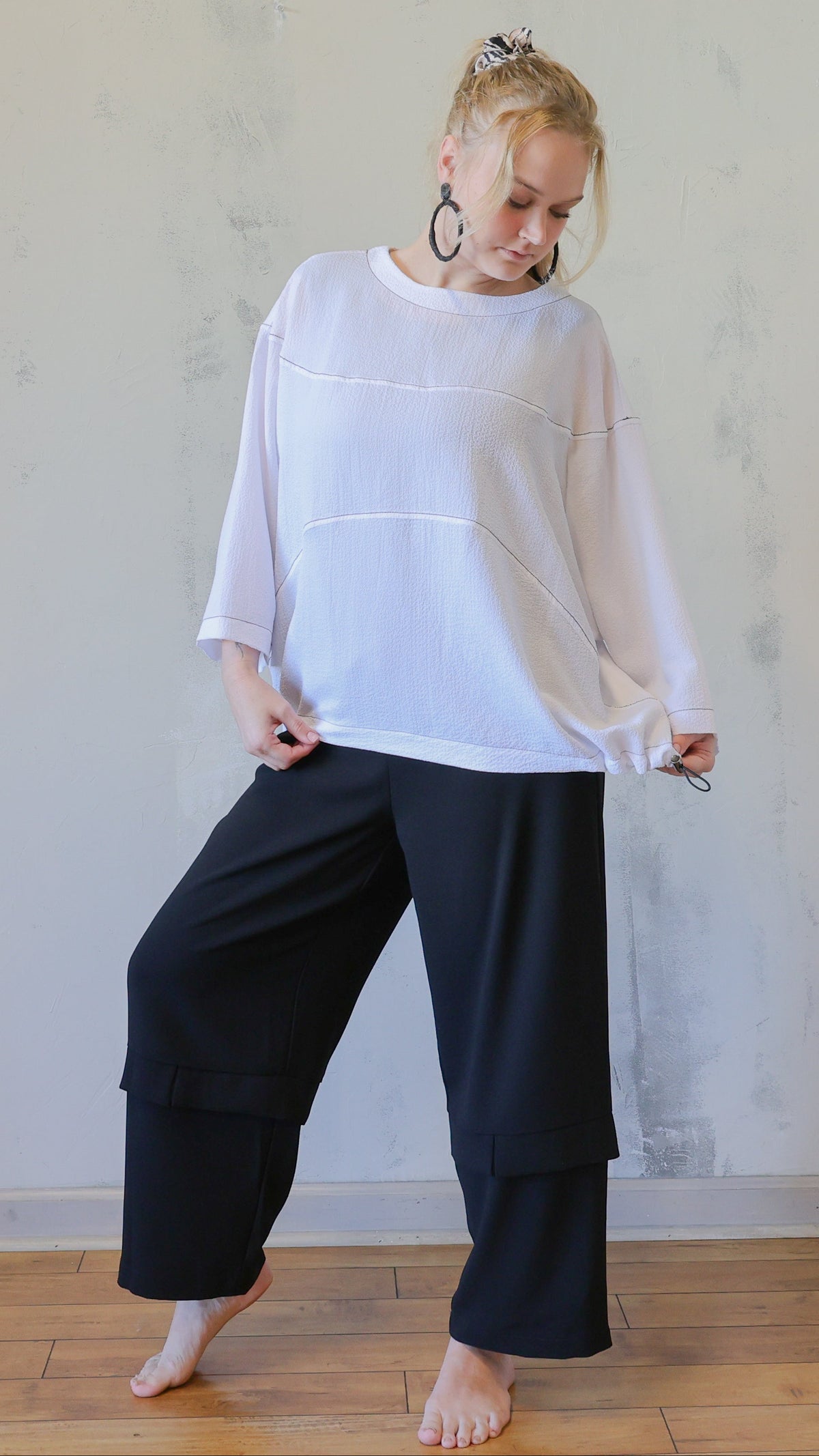 Oversized Textured Pullover