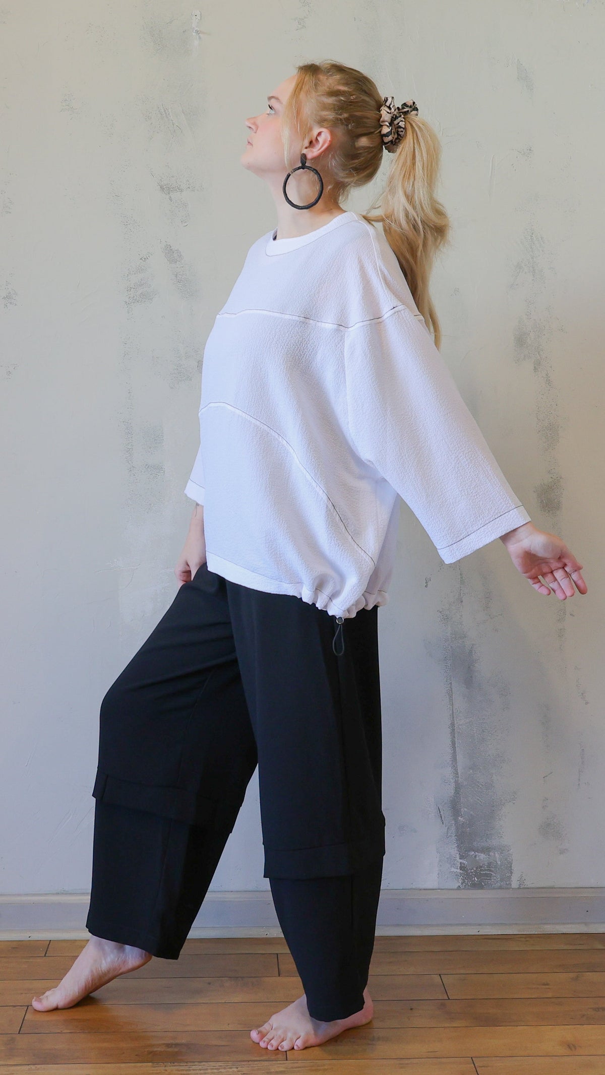 Oversized Textured Pullover