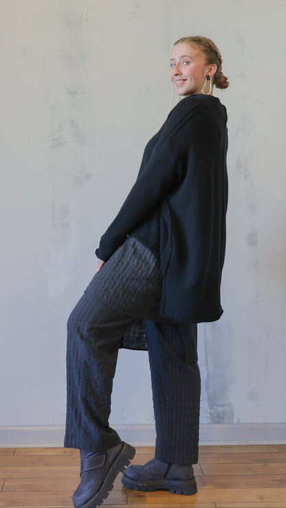 Relaxed Black Sweater