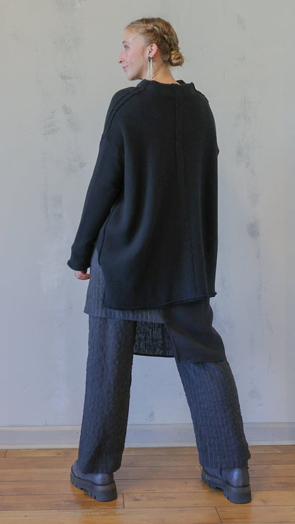 Relaxed Black Sweater