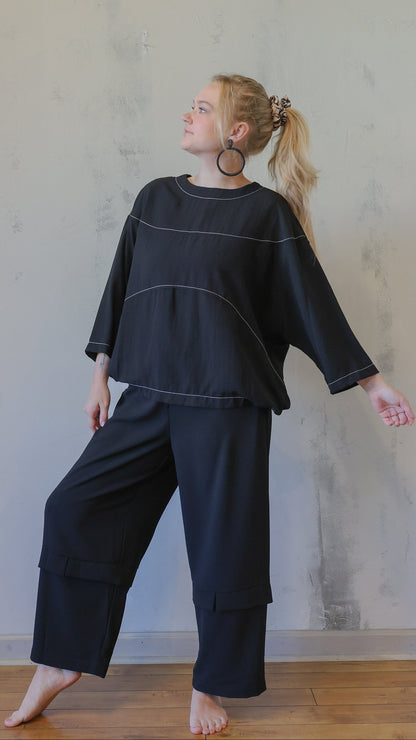 Oversized Textured Pullover