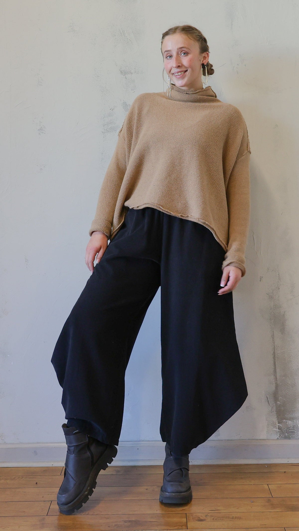 Relaxed Camel Sweater