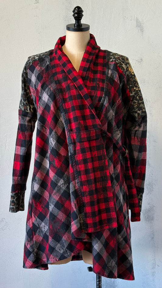Heyne Bougut Checker and plaid jacket