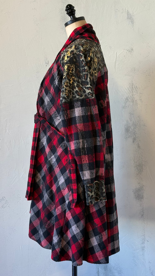 Heyne Bougut Checker and plaid jacket