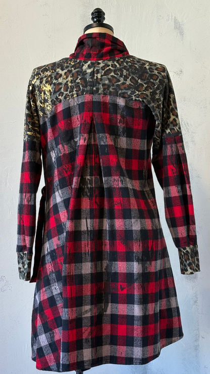 Heyne Bougut Checker and plaid jacket
