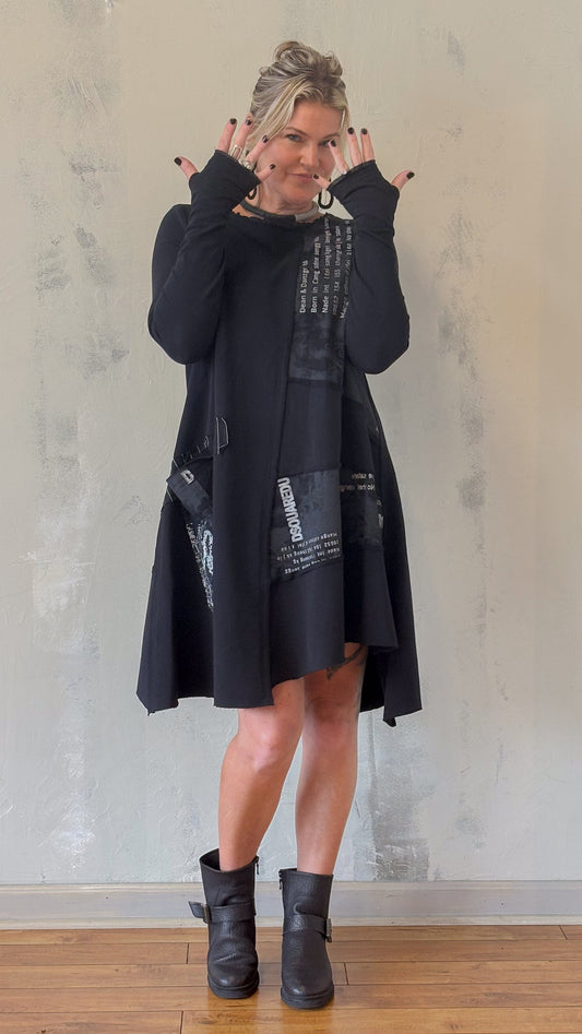Patchwork Statement Dress
