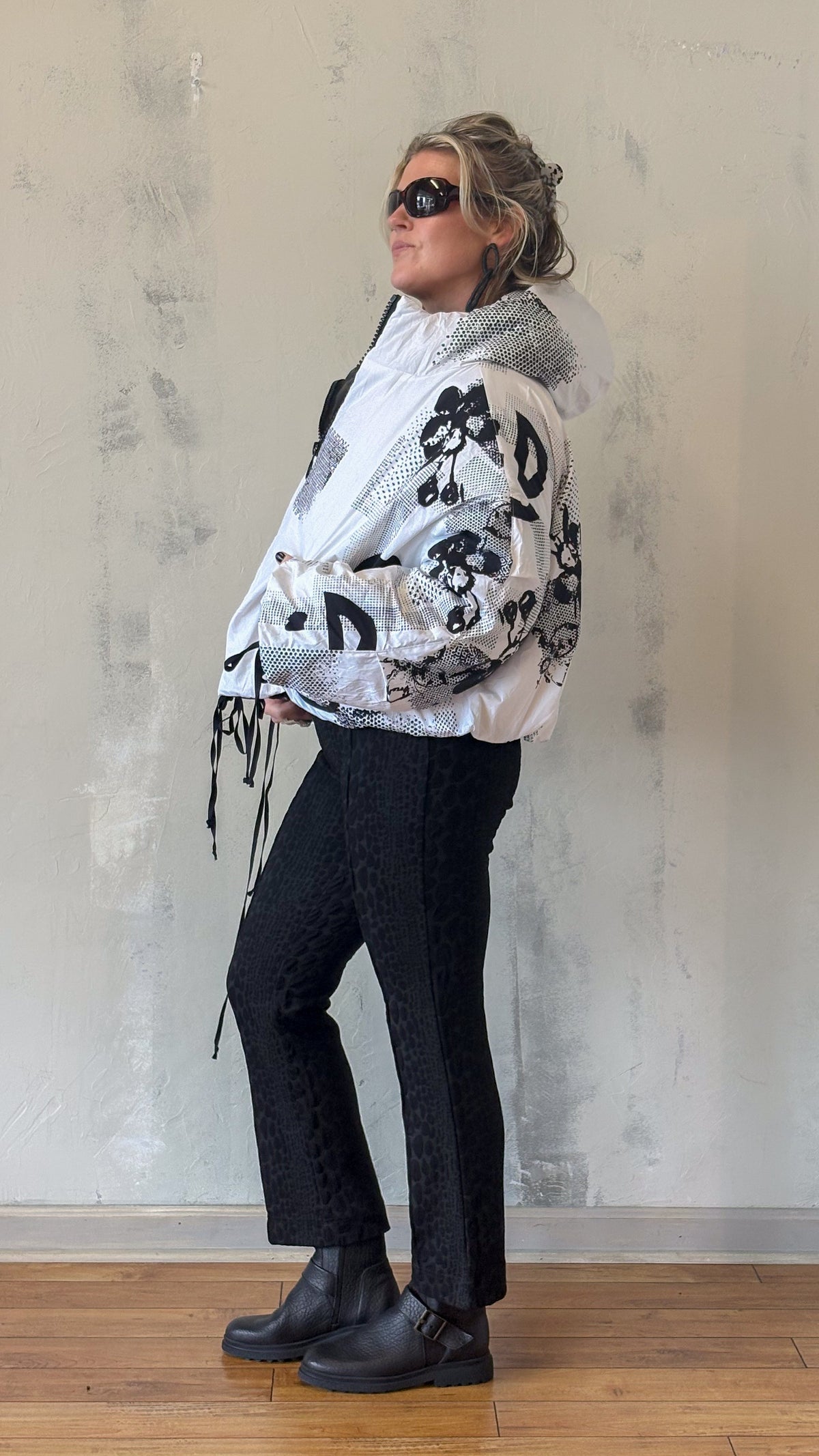 Graphic Hooded Jacket