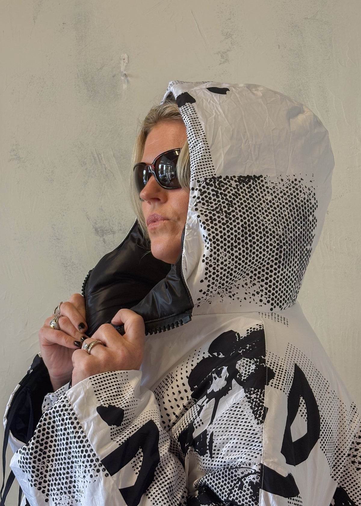 Graphic Hooded Jacket
