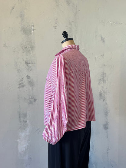 Paper Temples Pink Stripe Tee