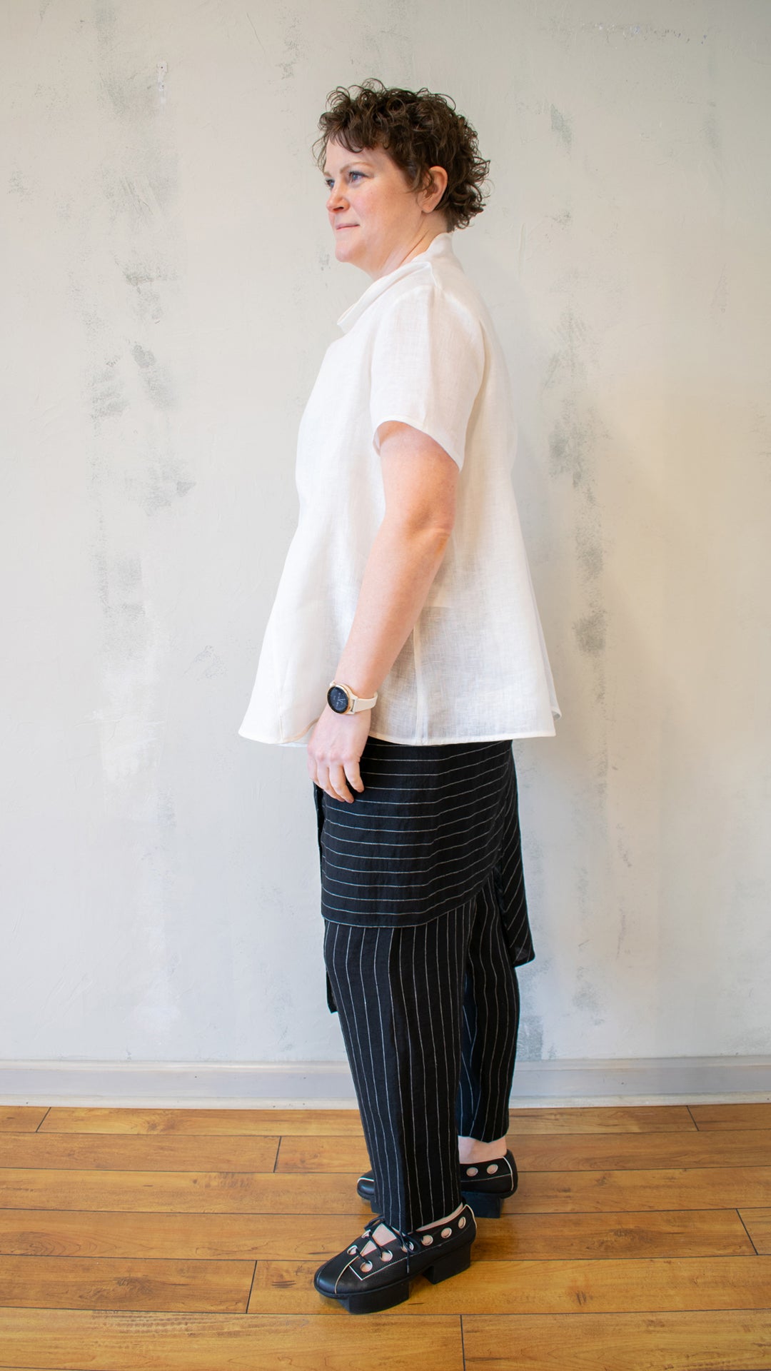 A-line Linen Pullover