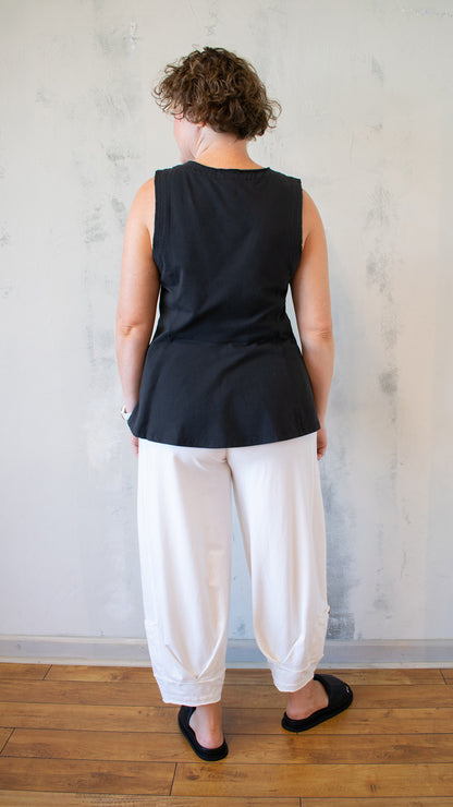 Tucks Crop Pant (Multiple Colors)