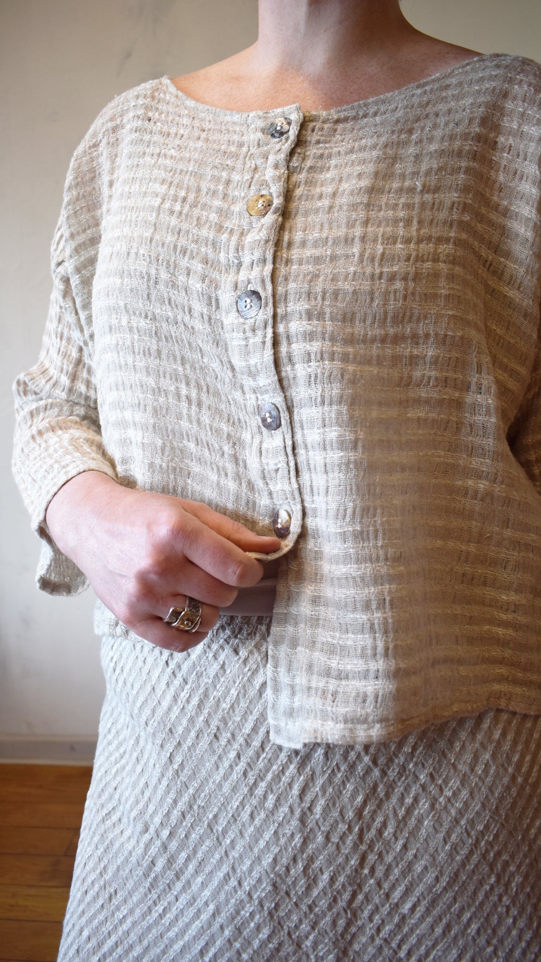 Camicia Bacco in Naturale