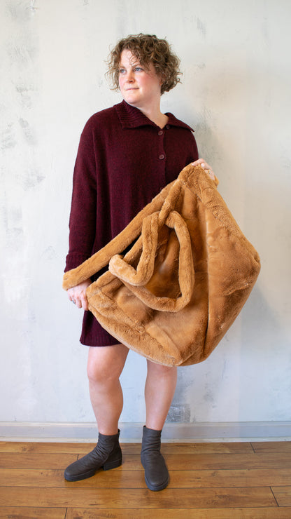 Sculptural Bag in Bronze