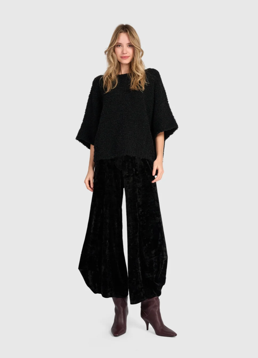 Brio Boucle Sweater in Ink
