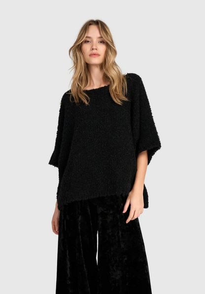Brio Boucle Sweater in Ink