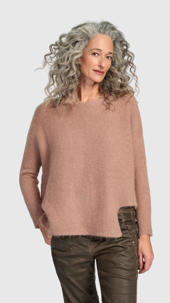 Sculpt Boxy Sweater in Sand