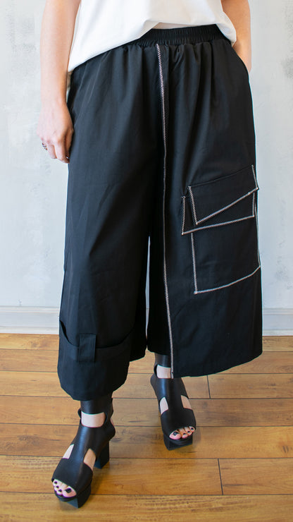 Apron Contrast Pant (Multiple Colors)
