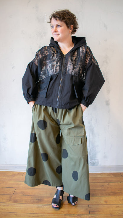 Sheer Hooded Jacket