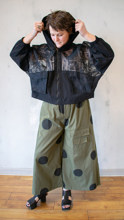 Sheer Hooded Jacket