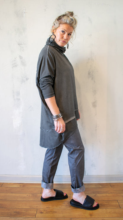Turtle Neck Tunic (Multiple Colors)